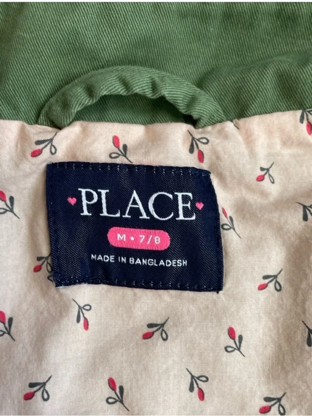 The Childrens Place lightweight olive